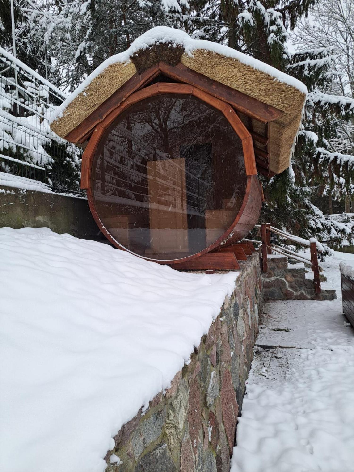 Dom Nad Jeziorem Ublik Z Sauna I Jacuzzi Extérieur photo
